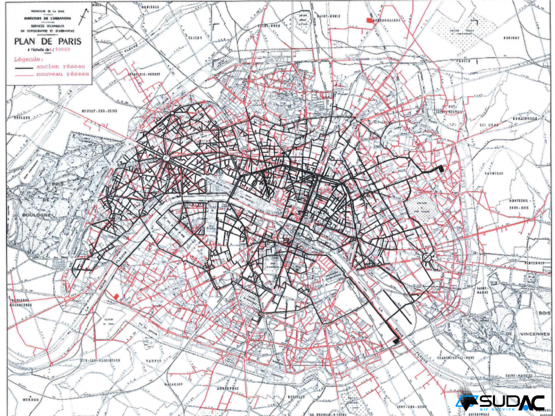 paris compressed air network 1962
