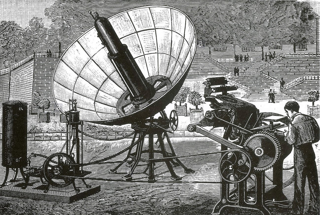 solar powered printing press